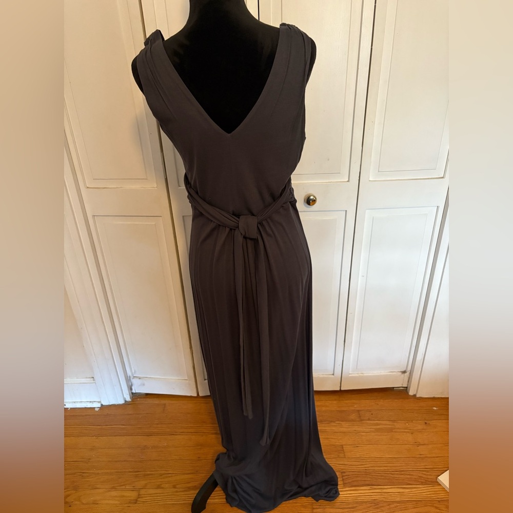 To the Max Charcoal Sleeveless Maxi Dress - Picture 3 of 5